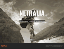 Tablet Screenshot of netralia.com